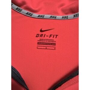 Nike Dri-Fit 1/4 Zip Pullover Mens Large Red Long Sleeve Athletic